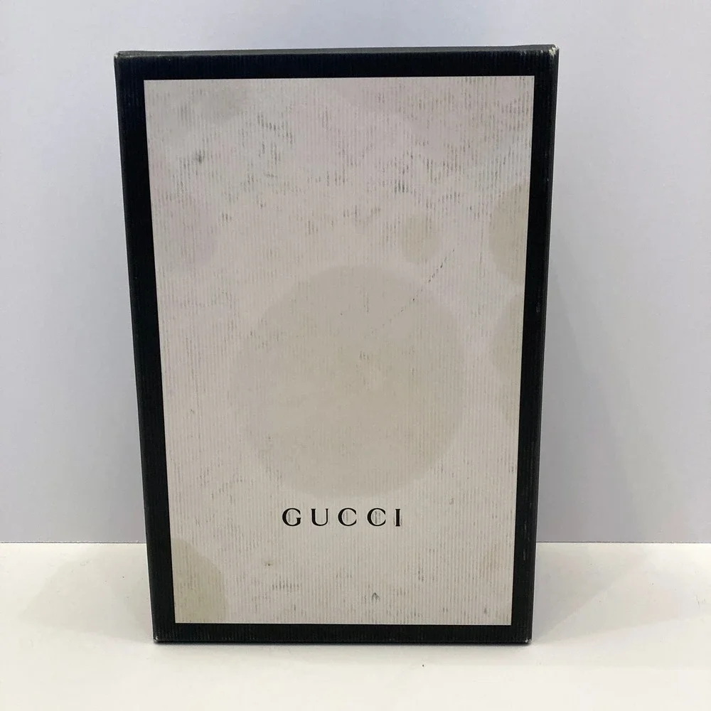 Gucci Navy Blue Patent Leather Mary‎ Jane Shoes Flats Toddler 6.5 EU 24 Box Bag